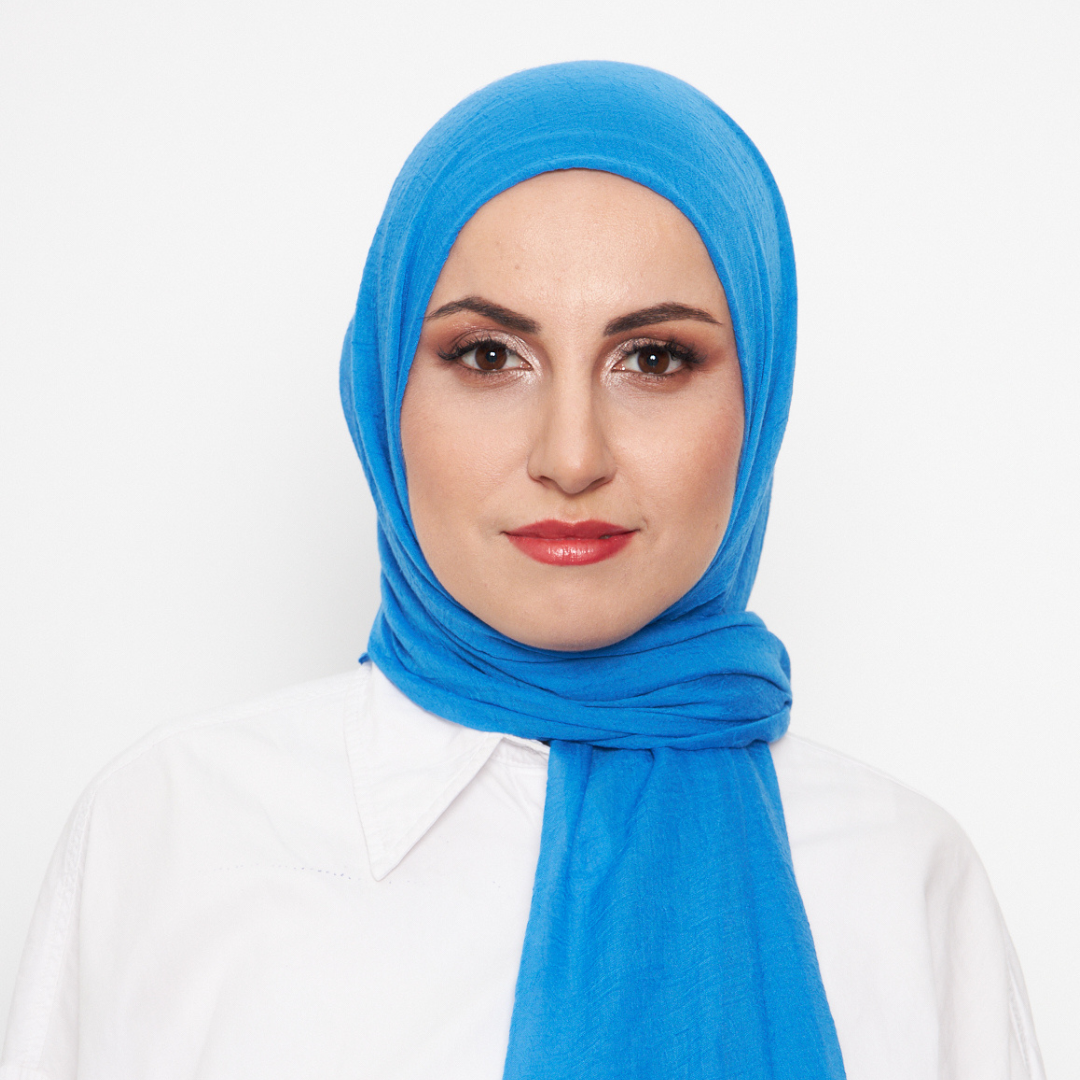 konfor relax şal gök mavisi nisa scarf