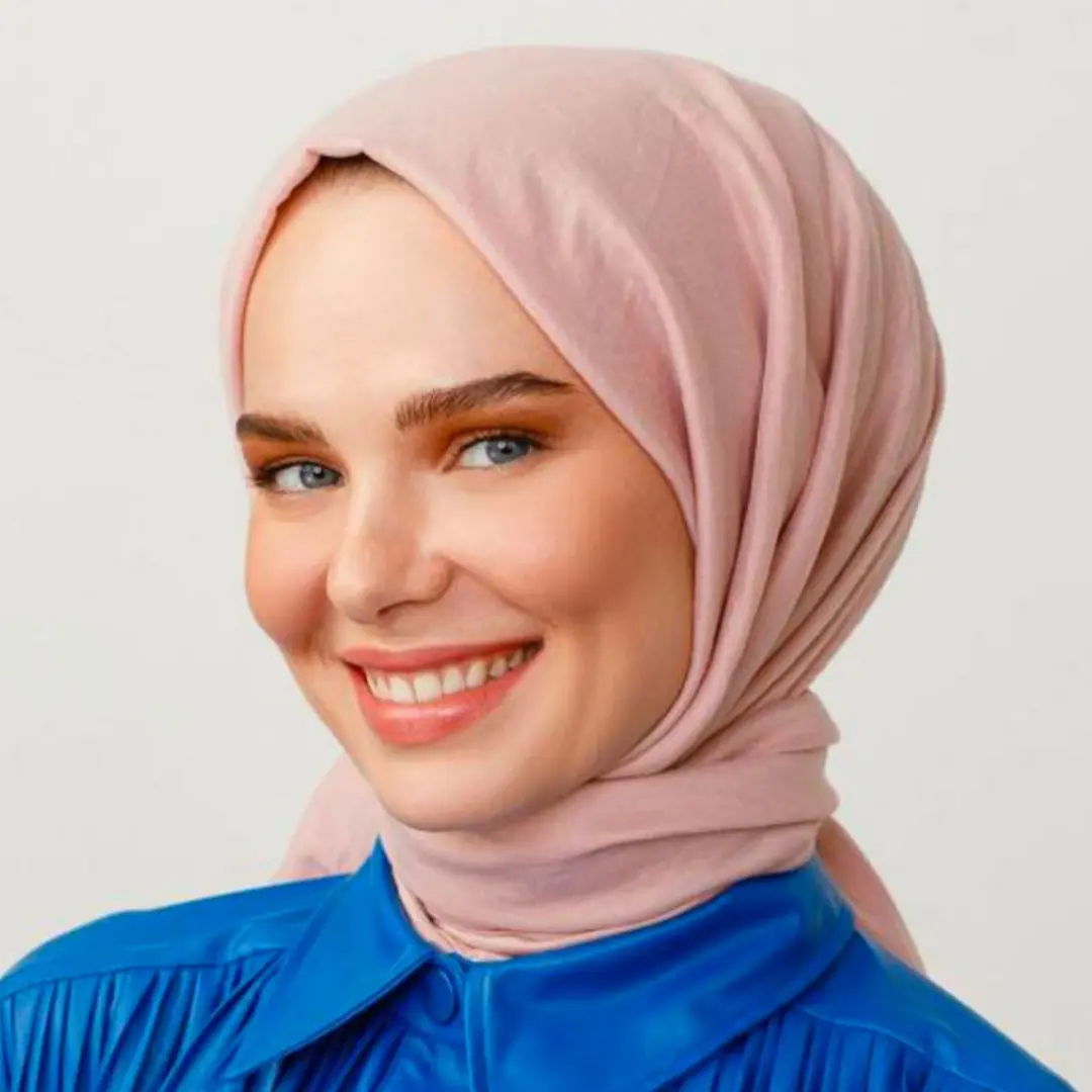 Pamuk Kraş Şal Pamuk Şekeri nisa scarf