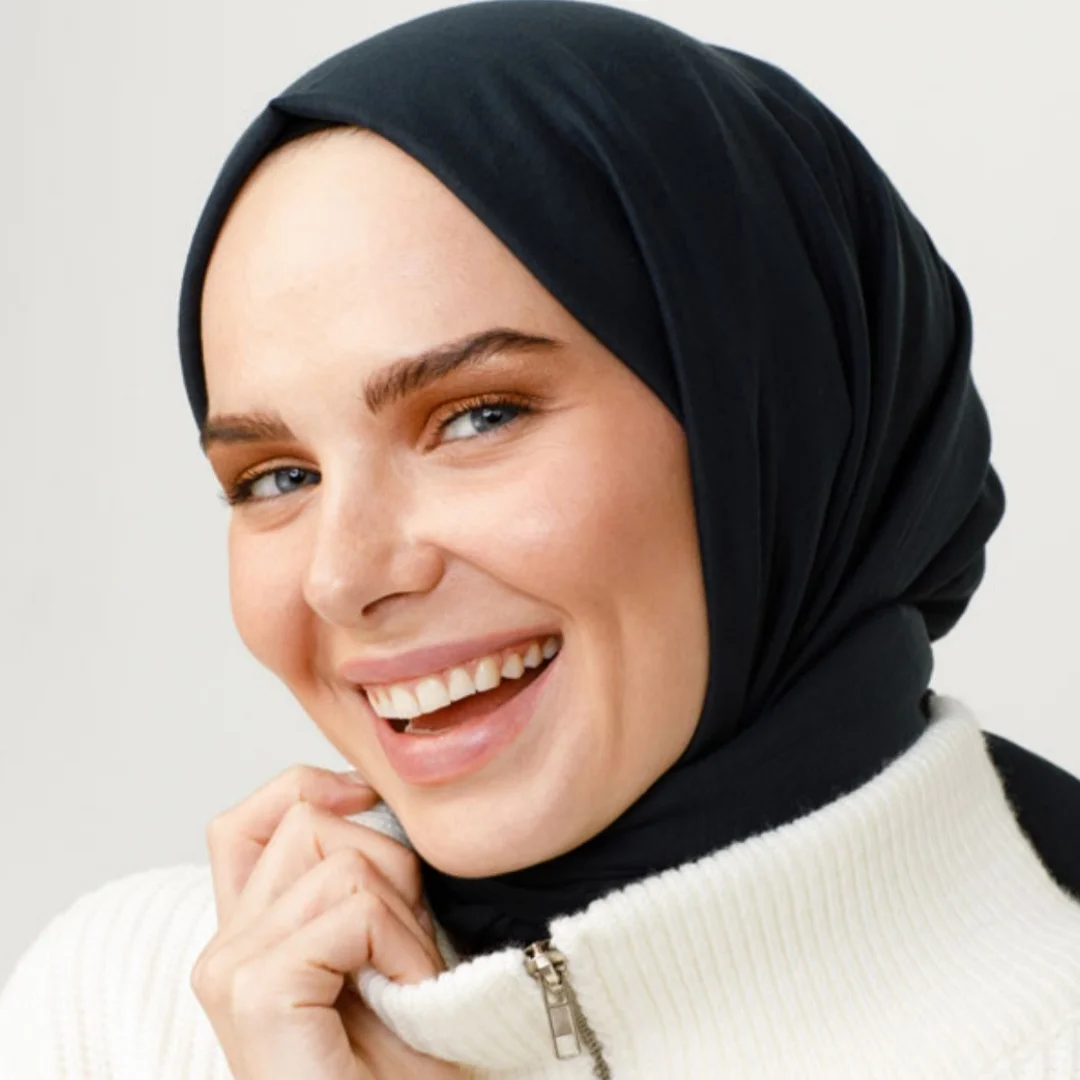 pamuk kraş şal gece grisi nisa scarf