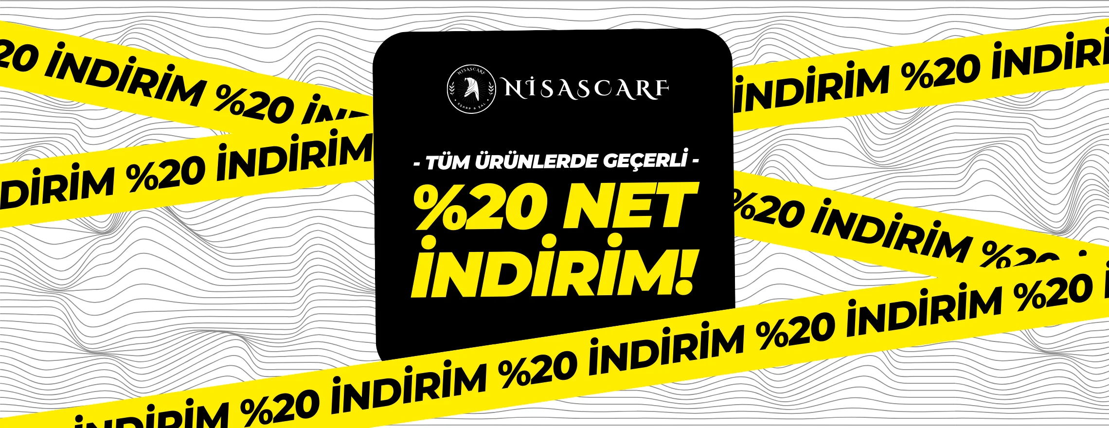 Tüm ürünlerde geçerli %20 indirim